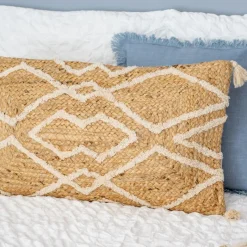Discount Coussin jute tufte 70x40cm Décoration Textile·Coussin, Housse De Coussin