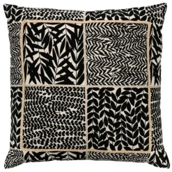 Outlet Coussin mia 60x60cm noir Décoration Textile·Coussin, Housse De Coussin