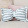 Outlet Coussin nAud papillon gris 25x35 Décoration Textile·Coussin, Housse De Coussin