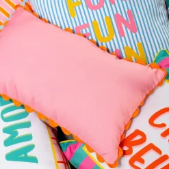 Online Coussin piping feston 50x50cm Décoration Textile·Coussin, Housse De Coussin