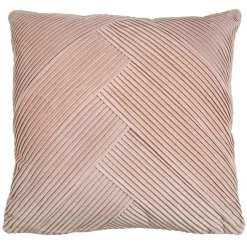 Clearance Coussin pleated 48x48cm rose Décoration Textile·Coussin, Housse De Coussin