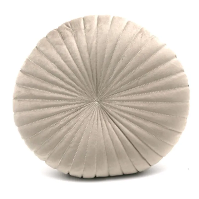Coussin rond velvet beige d=40 Décoration Textile·Coussin, Housse De Coussin