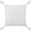 New Coussin tresse 45x45cm pompons n Décoration Textile·Coussin, Housse De Coussin