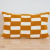Hot Coussin tufte 50x30 ocre Décoration Textile·Coussin, Housse De Coussin