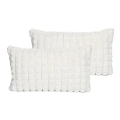 Hot Coussin waffle 30x50cm creme Décoration Textile·Coussin, Housse De Coussin