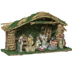 Hot Creche led 30x20cm Village De Noël