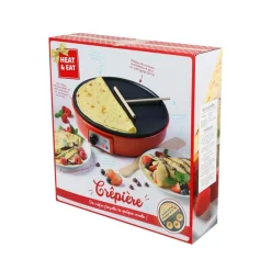 Sale Crepiere heat & eat Cuisine|Petit Électroménager