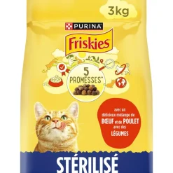 Best Croquettes chat sterilise boeuf Alimentation Chat