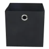 Cube rangement noir Rangement Décoratif