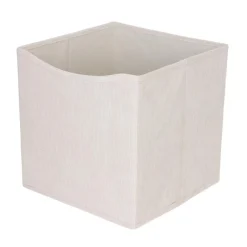Online Cube rangement velours beige Rangement Décoratif
