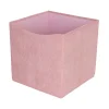 Clearance Cube rangement velours rose Rangement Décoratif