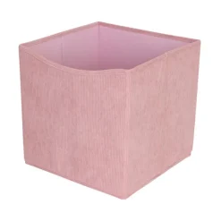 Clearance Cube rangement velours rose Rangement Décoratif