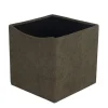 Discount Cube rangement velours vert Rangement Décoratif