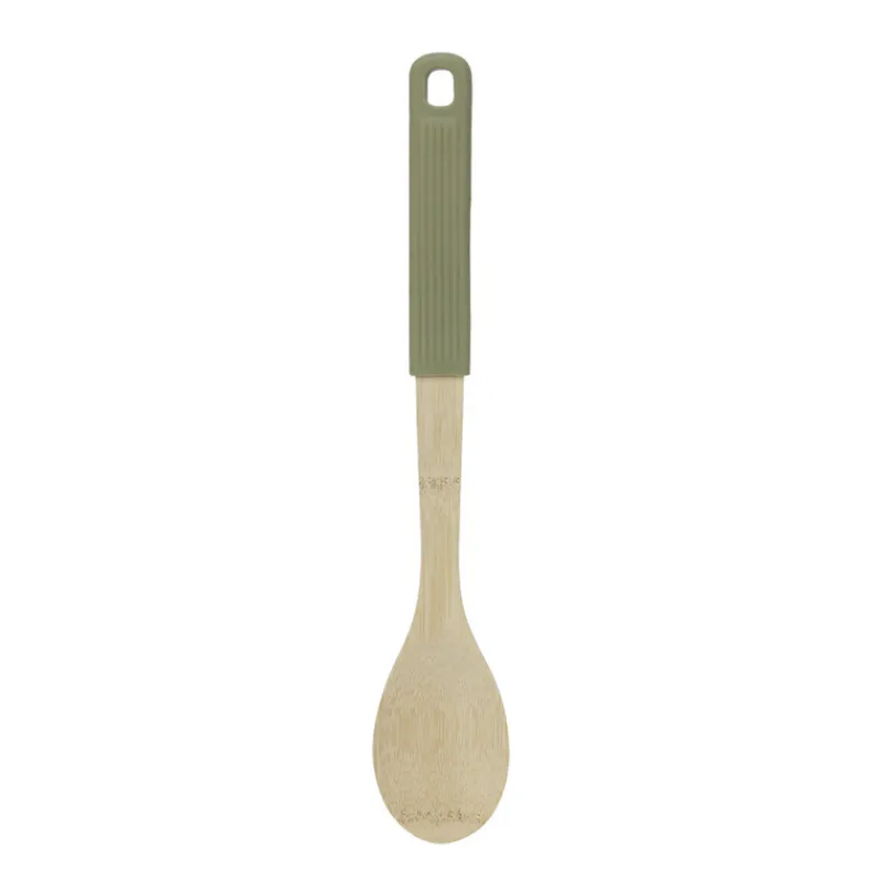 Clearance Cuillere en bambou manche sauge Ustensiles, Accessoire De Cuisine