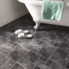 New Dalles pvc effet pierre grise Revetement Sol, Mur