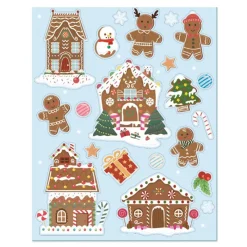 Deco vitre pain epice 38x30cm Décoration