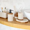 Sale Distributeur savon effet pierre Accessoire Salle De Bain