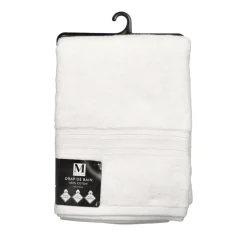 Discount Drap de bain 100x150cm blanc Linge De Toilette, Plage·Serviette