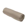 Sale Drap housse 140x190 jersey taupe Linge De Lit·Drap