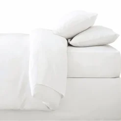 Best Drap housse 160x200cm blanc Linge De Lit·Drap