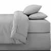 New Drap housse 90x190cm gris Linge De Lit·Drap