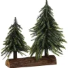 Sale Duo de sapin sur socle bois Décoration