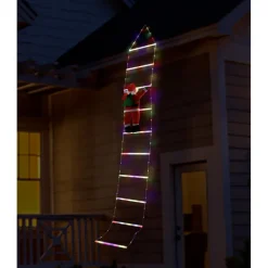 Hot Echelle avec pere noel led 2.9m Décoration Lumineuse