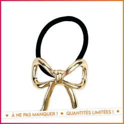 Sale Elastique cheveux noeud gold Accessoire Beauté