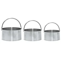 Sale Emporte piece rond x3 5.5cm 6.5c Plat, Moule
