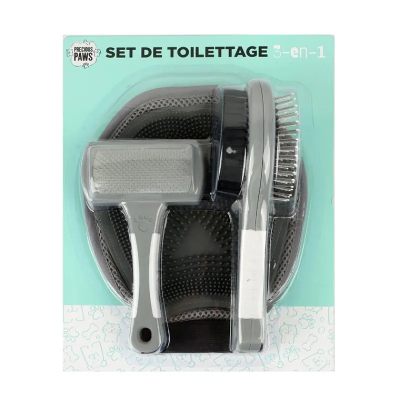 Sale Ensemble brossage animaux x3 Hygiene, Soin
