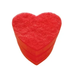 Hot Eponge coeur x3 Vaisselle
