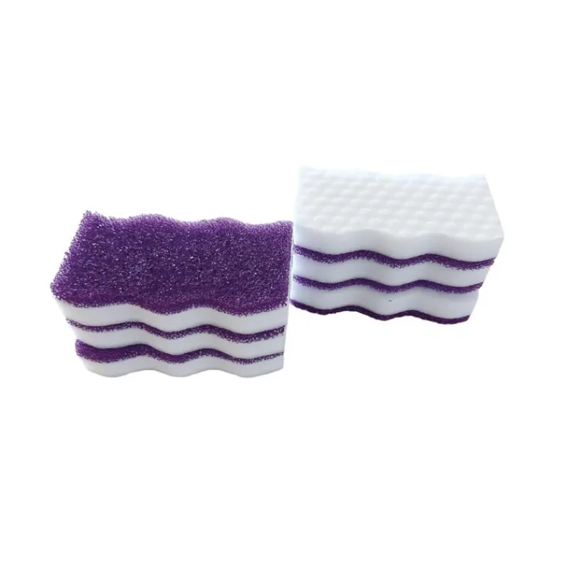 Sale Eponge double face violette x6 Vaisselle
