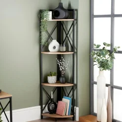 Clearance Etagere d angle 4 niveaux Salon