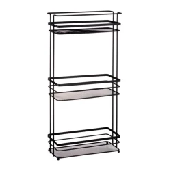 Clearance Etagere de douche 3 etages carre Accessoire Salle De Bain