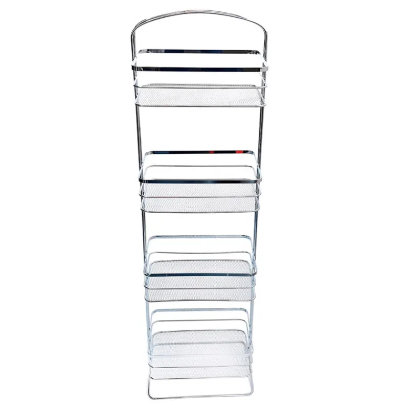 Sale Etagere de douche 4 niveaux chro Accessoire Salle De Bain