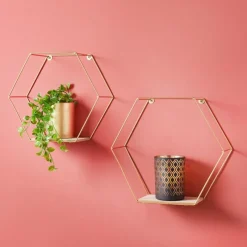 Hot Etagere hexagonale x2 or Etagère