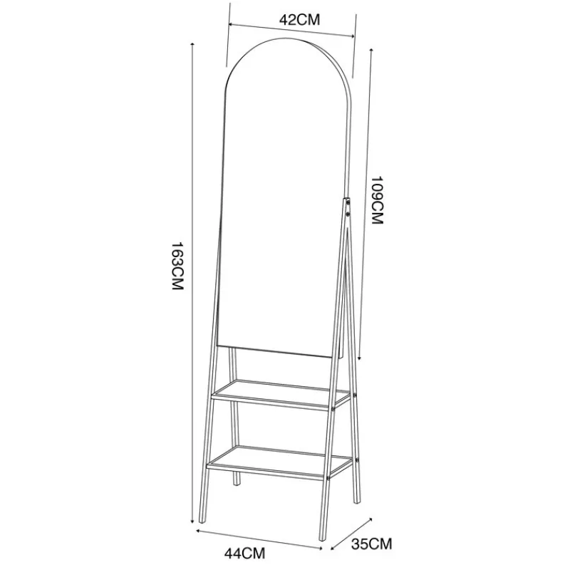 New Etagere miroir Chambre