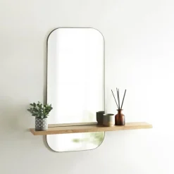 New Etagere mural avec miroir Rangement