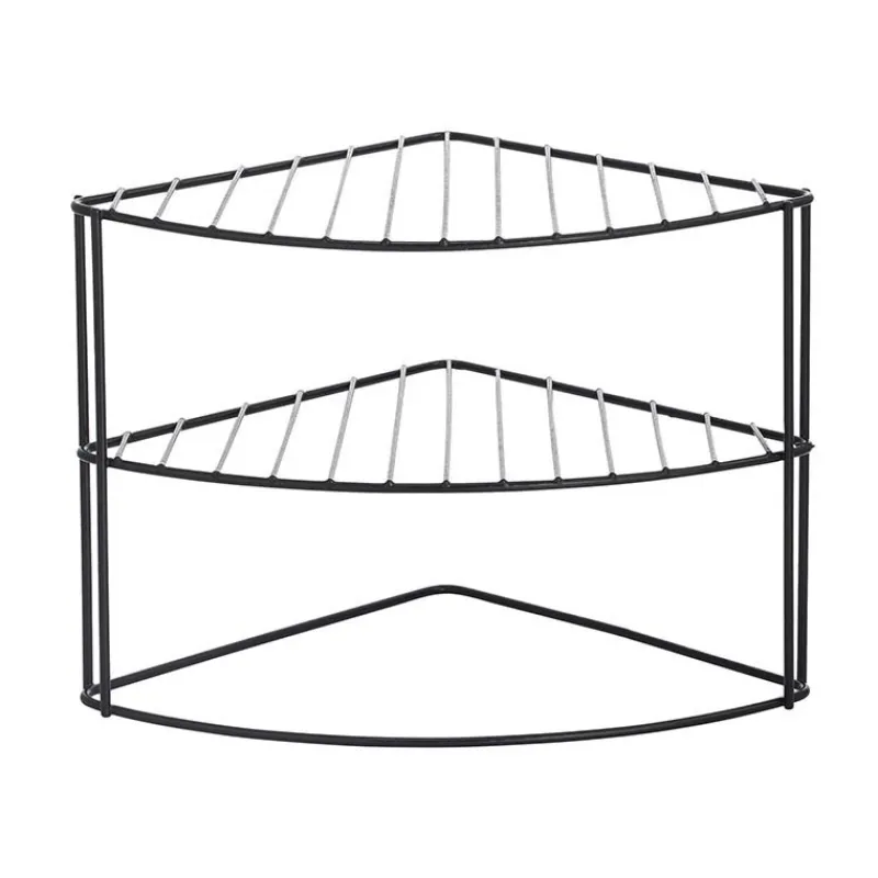 New Etagere placard angle 3niv noir Ustensiles, Accessoire De Cuisine