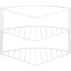 New Etagere placard angle 3niv blanc Ustensiles, Accessoire De Cuisine