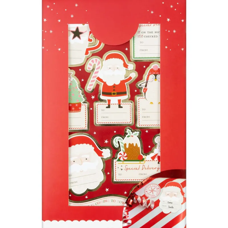 Etiquette cadeau de noel x100 Emballage Cadeau