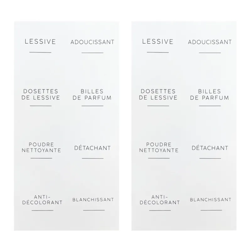 Clearance Etiquettes a coller buanderie Rangement