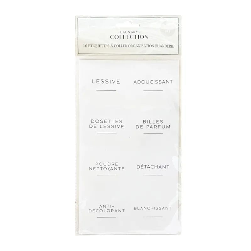 Clearance Etiquettes a coller buanderie Rangement