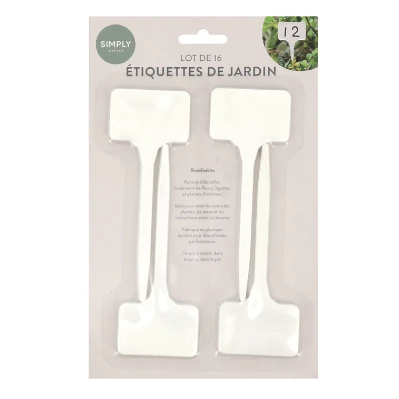 Discount Etiquettes potager x16 Outil, Accessoire