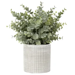 Outlet Eucalyptus artificiel en pot Fleur, Plante Artificielle