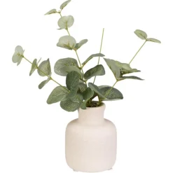 Clearance Eucalyptus dans vase Fleur, Plante Artificielle
