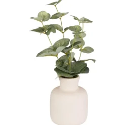 Clearance Eucalyptus dans vase Fleur, Plante Artificielle