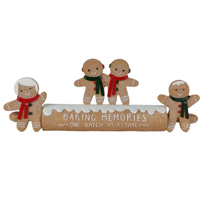 Famille de bonhommes de pain d'e Décoration