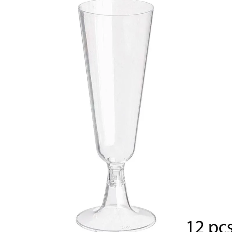 New Flute a champagne x12 plastique Vaisselle Jetable