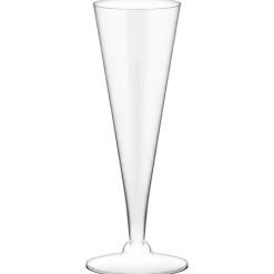 Clearance Flutes a champagne x8 plastique Vaisselle Jetable